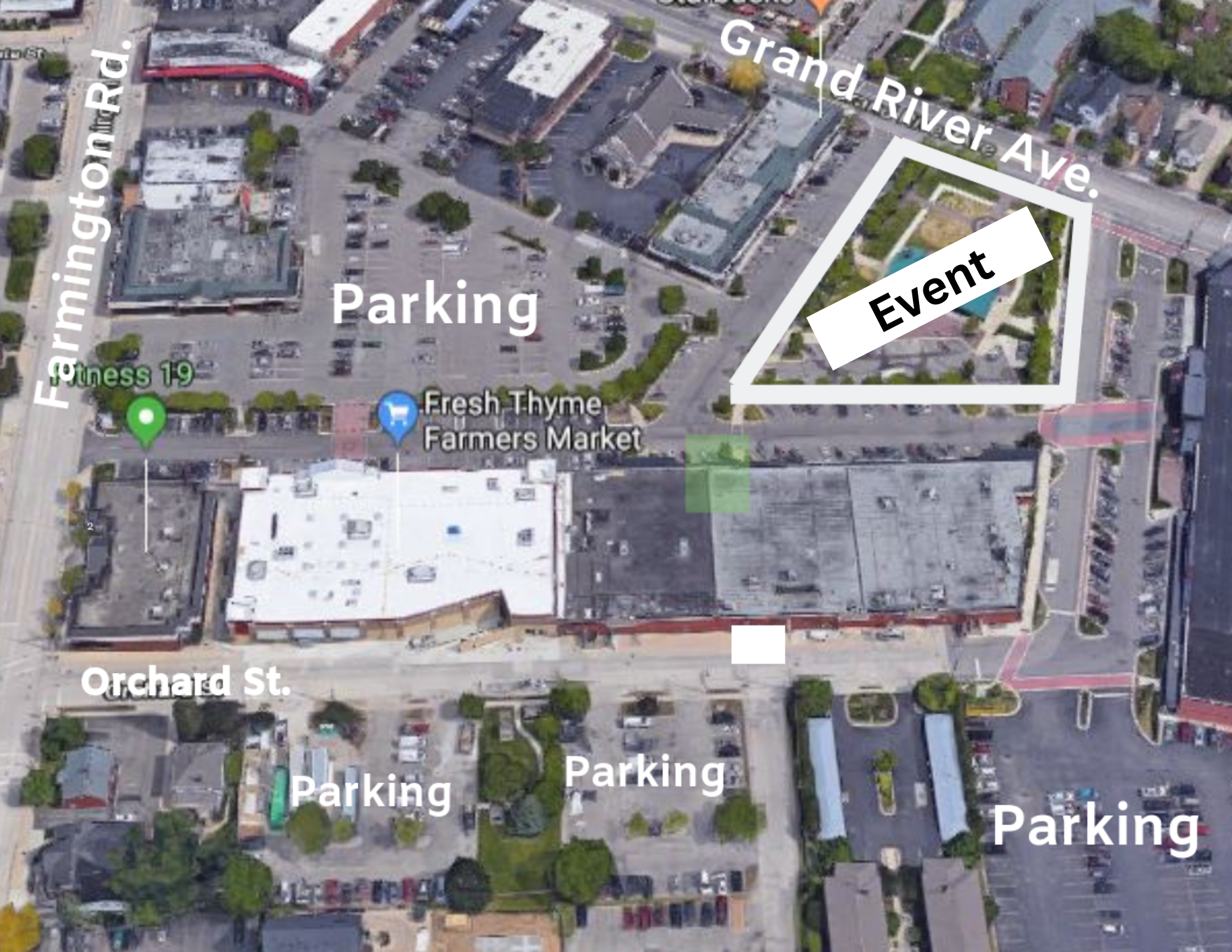 Fall Food & Fun Night Map 2025-2